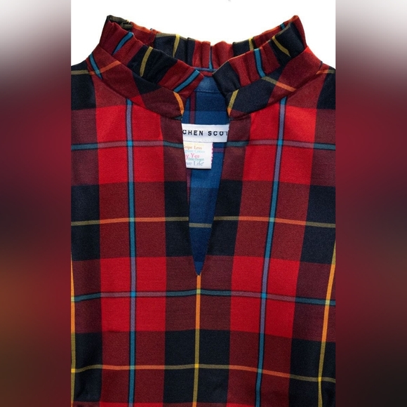 Plaid Ruffle Dress - Picture 5 of 11